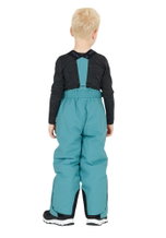 Zigzag Winter-Skihose ProvoW-PRO 10.000 (wasserdicht, atmungsaktiv, Schneefang) blaugrün Kinder